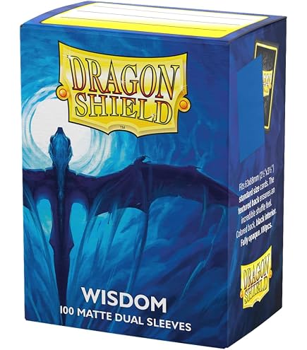Dragon Shield Dual Matte Wraith tamanho padrão 100 ct capas para